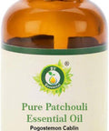 R V Essential Pure Patchouli Essential Oil 10ml (0.338oz)- Pogostemon Cablin (100% Pure and Natural Therapeutic Grade)