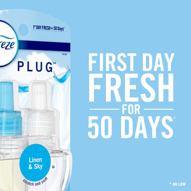 Febreze Plug In Air Freshener Odor-Fighting Scented Oil Refill Georgia Peach Orchard 2 Refill