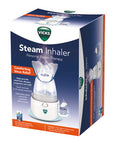 Vicks Personal Steam Inhaler, V1200, Face Steamer or Inhaler with Soft Face Mask for Targeted Steam Relief, Aids with Sinus Problems, Congestion, Cough, Use with Soothing Menthol Vicks VapoPads