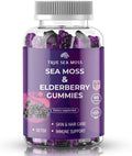 Sea Moss Elderberry Gummies With Magnesium, Burdock Root And Bladderwrack - Immune Support For Kids And Adults 60Pcs - Bag Pack Of 1