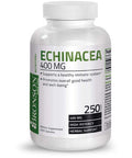 Bronson Echinacea 400mg Herbal Support - Supports Healthy Well Being & Immune System, 250 Capsules
