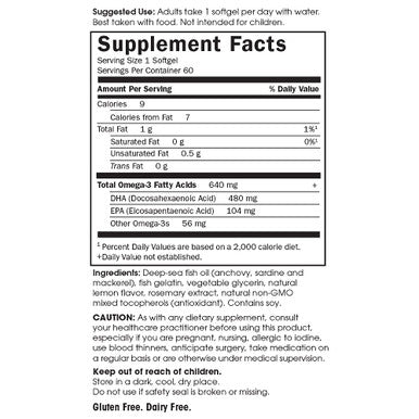 Garden of Life Prenatal Dha Omega 3 Fish Oil - Minami Natural Prenatal 60 Softgels