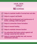 Nature's Bounty Hair Skin & Nails W/Collagen 165 Gummy