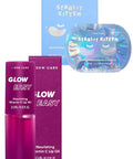 I Dew Care Hydrogel Eye Patch - Starlit Kitten, 5 Ea + Lip Oil Gloss - Glow Easy, 0.12 Fl Oz Bundle