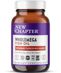 New Chapter Wholemega Whole Fish Oil 120 Softgels