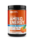 Optimum Nutrition Amino Energy Powder Plus Hydration With Bcaa Electrolytes And Caffeine Tangerine Wave 30 Servings (Packaging May Vary)