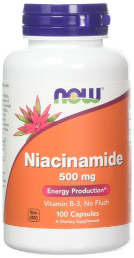 Now Foods B-3 Niacinamide 500mg 100C