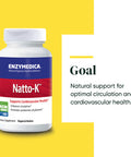Enzymedica, Natto-K, Enzyme Support, 90 Capsules (Ffp)