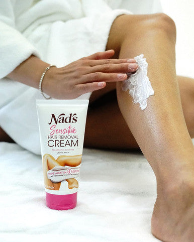 Nad's Hair Removal Cream - Gentle & Soothing Hair Removal For Women - Sensitive Depilatory Cream For Body & Legs, 5.1 Oz