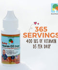 Raise Them Well- Vitamin D and K Drops for Bone and Teeth Health, 365 Servings, 0.36 fl/oz