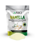 AKI Vanilla Water Extracted Powder From Authentic Beans for Flavoring, Cooking, Baking & Smoothies - Sugar Free & Alcohol Free - Added 2% Monk Fruit Sweetener - Non-GMO & Vegan (2.11oz/60g)