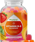 Chewable Vitamin D Gummies for Adults Delicious Daily Vitamin D3 Gummies with D3 2000IU per Serving Gluten and Gelatin NonGMO Gummy for Adult Immunity Support (1 Month)