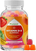 Chewable Vitamin D Gummies for Adults Delicious Daily Vitamin D3 Gummies with D3 2000IU per Serving Gluten and Gelatin NonGMO Gummy for Adult Immunity Support (1 Month)