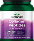 Swanson Collagen Peptides Unflavored 19.75 oz Pwdr