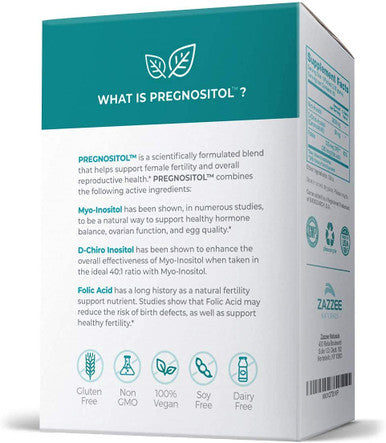 Zazzee PREGNOSITOL Easy-Tear Packets and Extra Strength Prenatal Multi Complex