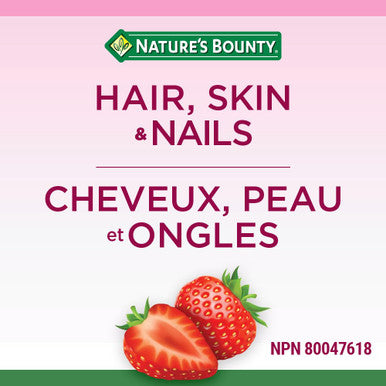 Nature's Bounty Hair Skin & Nails Gummies Value Size 165 Caps