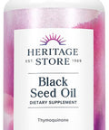 Heritage Store Black Seed Oil 650 Mg, 90 Count