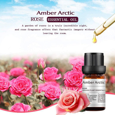 Rose Jasmine Essential Oil Set, 100% Pure Natural Aromatherapy Therapeutic Grade Essential Oils for Diffuser-2 X 10ml