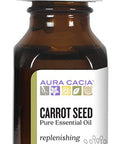Aura Cacia Carrot Seed Essential Oil GC/MS Tested for Purity 15ml 0.5 fl. oz.