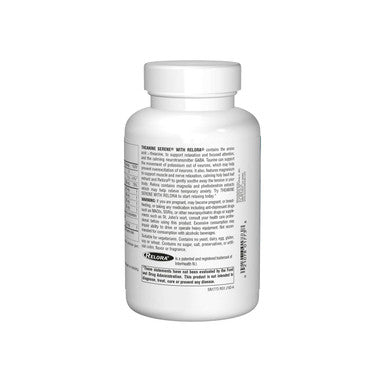 Source s Serene Science Theanine Serene with Relora - Calm Mind & Body - 120 Tablets