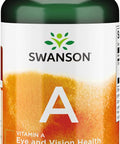 Swanson Vitamin A 10000 IU (3000 mcg RAE) Natural Nourishment for Bone Skin Health Vision Support & Immune System Function - High Absorption Vitamin A 250 Softgels