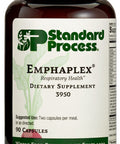 Standard Process Emphaplex - Whole Food Lungs Supplement - Lung Support Supplement, Respiratory Support, And Nervous System