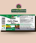 Nature'S Answer Cat's Claw Bark Liquid Extract Supplement 2 Ounce - Alcohol Cats Claw Tincture & Capsules Alternative for Joint & Muscle Support Vegan Non-GMO Gluten Kosher