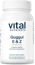 Vital Nutrients Guggul E & Z | Vegan Guggul Supplement | Cholesterol Supplement for Healthy LDL and Triglyceride Levels | Gluten Dairy Soy | Non-GMO | 60 Capsules
