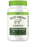 Left Coast Performance Beef Organ Supplement Grass Fed - 7 Beef Organs Complex from New Zealand - Liver Heart Pancreas Kidney Lung Spleen Bone Marrow - Non-GMO No Fillers Hormone & Antibiotic Free - Carnivore Diet - 180ct