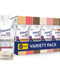 Ensure Max Protein Nutrition Shakes Variety Pack With 30G Of Protein & Max Protein Nutrition Shake With 30G Of Protein 1G Of Sugar High Protein Shake French Vanilla Liquid 11 Fl Oz (Pack Of 12)