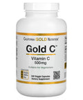 Gold C By California Gold Nutrition - Usp Grade Vitamin C Supplement - Immune Support & Seasonal Wellness - Vegetarian Friendly - Gluten Free, Non-Gmo - 500 Mg - 240 Veggie Capsules