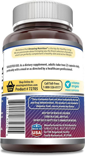 Amazing Nutrition Formulas Chondroitin Sulfate 1200 mg Per Serving Supplement | Capsules | Non-GMO | Gluten | Made in USA (120 Count) | Pack of 3