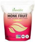 Durelife Golden Monk Fruit Sweetener, 1:1 Sugar Replacement, Keto Diet Friendly, Zero Calorie, Kosher Sugar Substitute, Golden - 10 lb Bulk Size