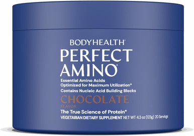 BodyHealth PerfectAmino Powder - BCAA and EAA Powder for Pre and Post Workout - Amino Acid Energy Drink for Men and Women to Support Lean Muscle and Recovery