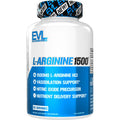 Evlution Nitric Oxide Booster L-Arginine Supplement - High Potency Nitric Oxide Supplement with 1500mg of L Arginine for Enhanced Energy Muscle Growth and Vascularity Nutrition NO Booster