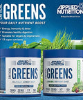 Applied Nutrition Critical Greens Powder - Boost your Immune System with 17 Vital Superfood Nutrients, Zero Fillers, Fresh Natural Super Greens Taste, Vegan Friendly 250g - 50 Servings