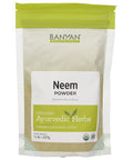 Banyan Botanicals Neem Powder - Organic Azadirachta Indica - Purifying Ayurvedic Herb For Healthy Skin & Blood 1/2 Lb