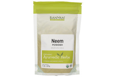 Banyan Botanicals Neem Powder - Organic Azadirachta Indica - Purifying Ayurvedic Herb For Healthy Skin & Blood 1/2 Lb