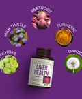 Liver Cleanse Detox & Repair - Milk Thistle Herbal Blend Support Supplement with Artichoke Extract, Turmeric, Ginger, Alfalfa, Beetroot, Dandelion, Chicory Root Choline & Celery Seed and more. 60 Caps