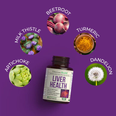 Liver Cleanse Detox & Repair - Milk Thistle Herbal Blend Support Supplement with Artichoke Extract, Turmeric, Ginger, Alfalfa, Beetroot, Dandelion, Chicory Root Choline & Celery Seed and more. 60 Caps