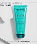 Kerastase Resistance Fondant Extentioniste Conditioner | Strengthening And Smoothing Conditioner | Easily Detangles And Seals Split Ends | With Amino Acids And Ceramides | For Damaged Hair | 6.8 Fl Oz