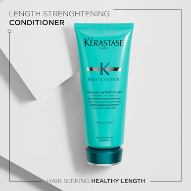 Kerastase Resistance Fondant Extentioniste Conditioner | Strengthening And Smoothing Conditioner | Easily Detangles And Seals Split Ends | With Amino Acids And Ceramides | For Damaged Hair | 6.8 Fl Oz