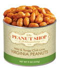 The Peanut Shop of Williamsburg Lightly Salted Handcooked Virginia Peanuts, Williamsburg Peanuts, Non-Gmo, Kosher Certified - 18 Oz Tin