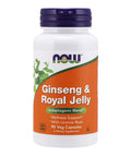 Now Ginseng & Royal Jelly 90 Capsules