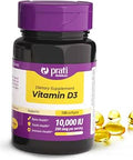 Prati Donaduzzi Vitamin D3 10000 Iu (250 Mcg) Softgels 100 Daily Supply Maximum Potency Vitamin D Supplement For Bone And Teeth Support