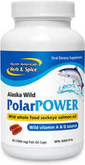 North American Herb and Spice Polar Power GelCapsules 60Fish Oil Caps.