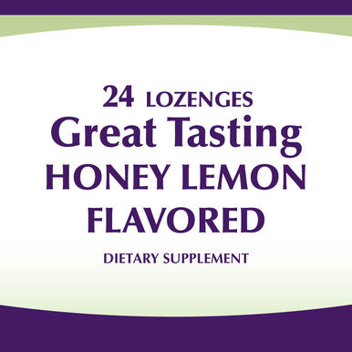 Nature's Way Sambucus Zinc Lozenges with Elderberry and Vitamin C, Honey Lemon Flavor, Gluten Free, Kosher Certified