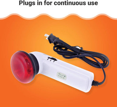 M Pain Management Technologies Red Light Therapy Infrared Heating Wand By Theralamp Handheld Heat Lamp Includes Replacement Bulb Provides Muscle Pain Relief And Increased Blood Circulation