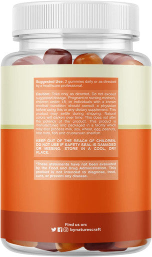 Bundle of Chewable Vitamin C Gummies & Daily Adult Chewable Multivitamin Gummies - to Improve Immunity & Hair Growth - Immune Booster for Adults and Natural Cold Remedy