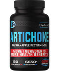 9In1 Artichoke Leaf Extract Capsules - 4 Months Herbal Supplement For Digestion & Immune Support - 6650Mg Equivalent With Chamomi